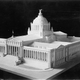 A scale model of the planned Legislative place in the late 1890s; it’s construction was cancelled when Porfirio Diaz was deposed. The dome, however, was finished and instead was turned into the revolutionary monument we know today.